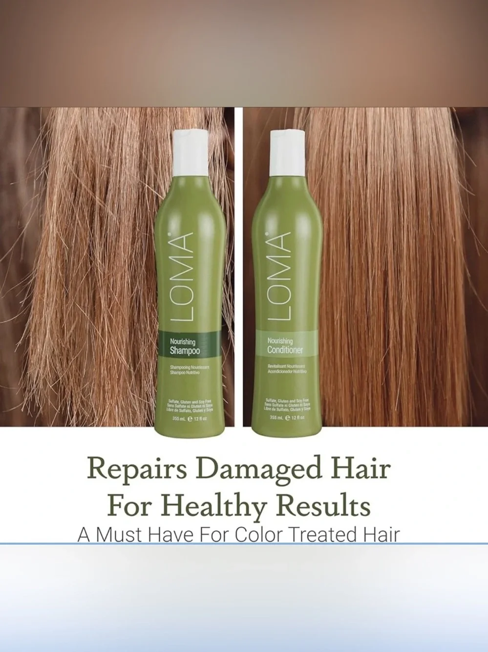 Loma Nourishing Shampoo & Conditioner Set 3fl oz/each - BRAND NEW SEALED